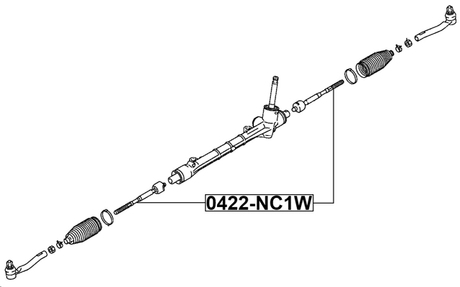 0422-NC1W - STEERING TIE ROD