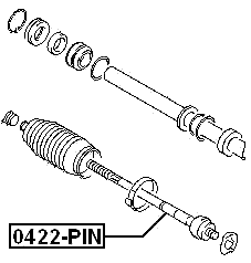 0422-PIN - STEERING TIE ROD