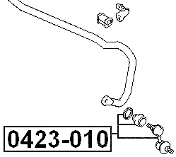 0423-010 - REAR STABILIZER LINK