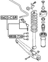 0423-CSR - REAR STABILIZER LINK