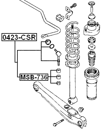 0423-CSR - REAR STABILIZER LINK