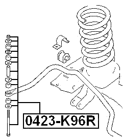 0423-K96R - REAR STABILIZER LINK