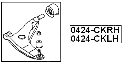 0424-CKRH - RIGHT FRONT ARM