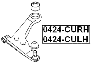 0424-CURH - RIGHT FRONT ARM
