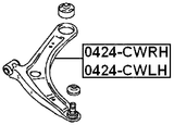0424-CWRH - RIGHT FRONT ARM