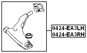 0424-EA3LH - LEFT FRONT ARM
