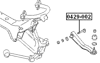 0429-002 - CAMBER ADJUSTING ECCENTRIC BOLT