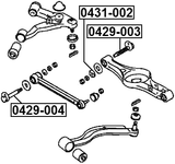 0429-004 - CAMBER ADJUSTING ECCENTRIC BOLT