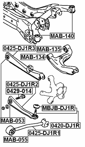 0429-014 - CAMBER ADJUSTING ECCENTRIC BOLT