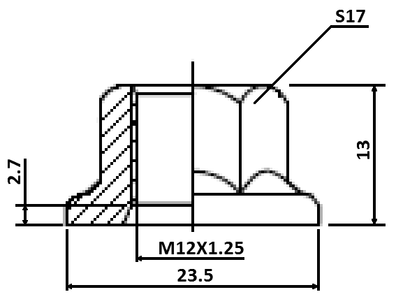 0431-004-PCS10 - NUT