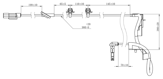 04606-017 - ABS SENSOR REAR LEFT