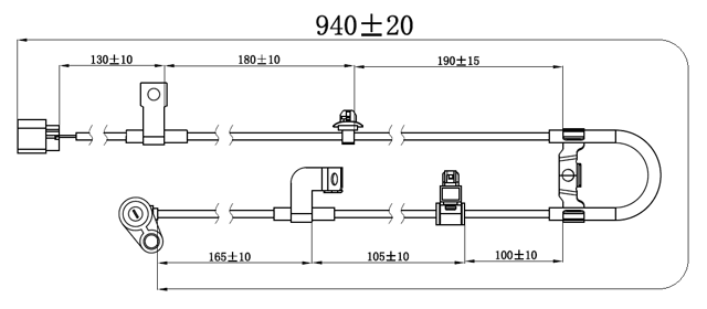 04606-019 - ABS SENSOR REAR LEFT