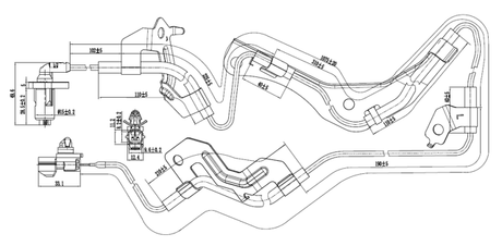 04606-021 - ABS SENSOR FRONT LEFT