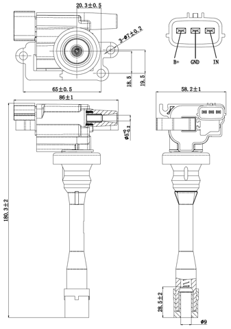 04640-003 - IGNITION COIL