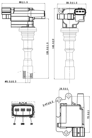 04640-004 - IGNITION COIL