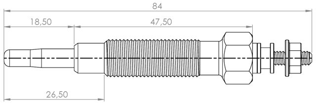 04642-003 - GLOW PLUG