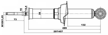 04658544R - REAR SHOCK ABSORBER