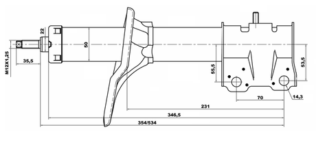04665579F - FRONT SHOCK ABSORBER