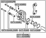 0474-K94WLOWR - REAR CALIPER SLIDE PIN