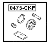0475-CKF - FRONT BRAKE CALIPER REPAIR KIT (SET FOR ONE SIDE)