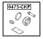0475-CKF - FRONT BRAKE CALIPER REPAIR KIT (SET FOR ONE SIDE)