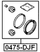 0475-DJF - FRONT BRAKE CALIPER REPAIR KIT (SET FOR ONE SIDE)