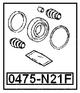 0475-N21F - FRONT BRAKE CALIPER REPAIR KIT (SET FOR ONE SIDE)