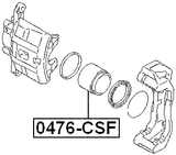 0476-CSF - FRONT CALIPER PISTON D60.2
