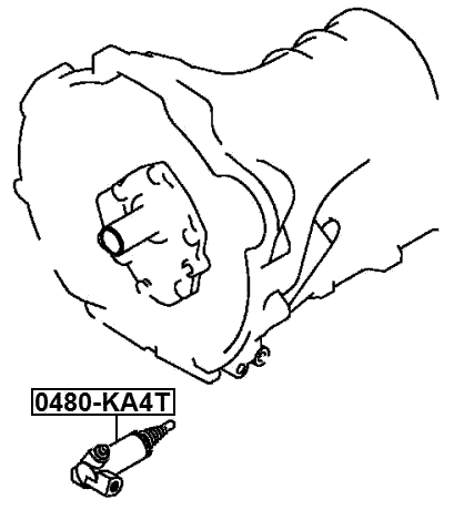 0480-KA4T - CLUTCH SLAVE CYLINDER