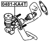 0481-KA4T - CLUTCH MASTER CYLINDER