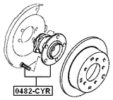 0482-CYR - REAR WHEEL HUB