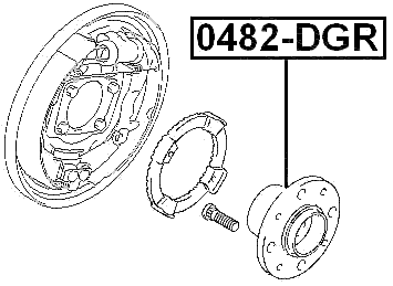 0482-DGR - REAR WHEEL HUB