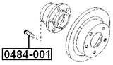 0484-001 - WHEEL STUD