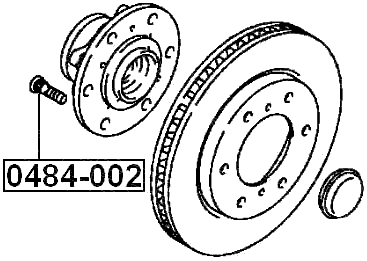 0484-002 - WHEEL STUD