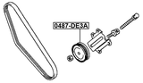 0487-DE3A - TENSION PULLEY