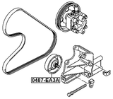 0487-EA3A - TENSION PULLEY