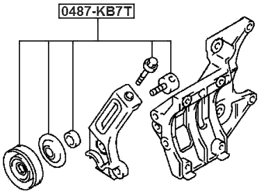 0487-KB7T - PULLEY TENSIONER KIT