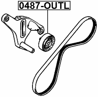 0487-OUTL - PULLEY TENSIONER KIT