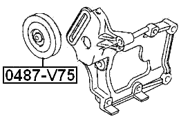 0487-V75 - PULLEY TENSIONER KIT