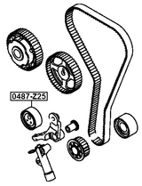 0487-Z25 - TIMING BELT TENSIONER PULLEY