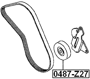 0487-Z27 - TENSION PULLEY