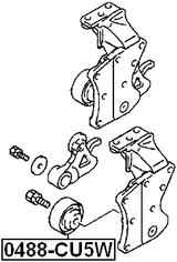 0488-CU5W - PULLEY IDLER