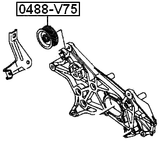 0488-V75 - PULLEY IDLER