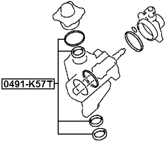0491-K57T - STEERING GEAR REPAIR KIT