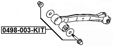 0498-003-KIT - SUSPENSION ARM BOLT W/ WASHER REPAIR KIT
