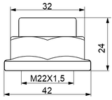 0498-NHUB01 - WHEEL HUB NUT