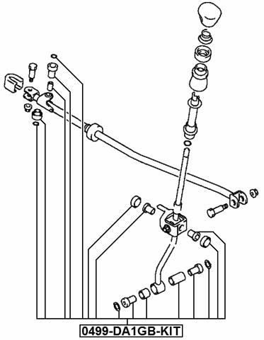 0499-DA1GB-KIT - GEAR SHIFT REPAIR KIT
