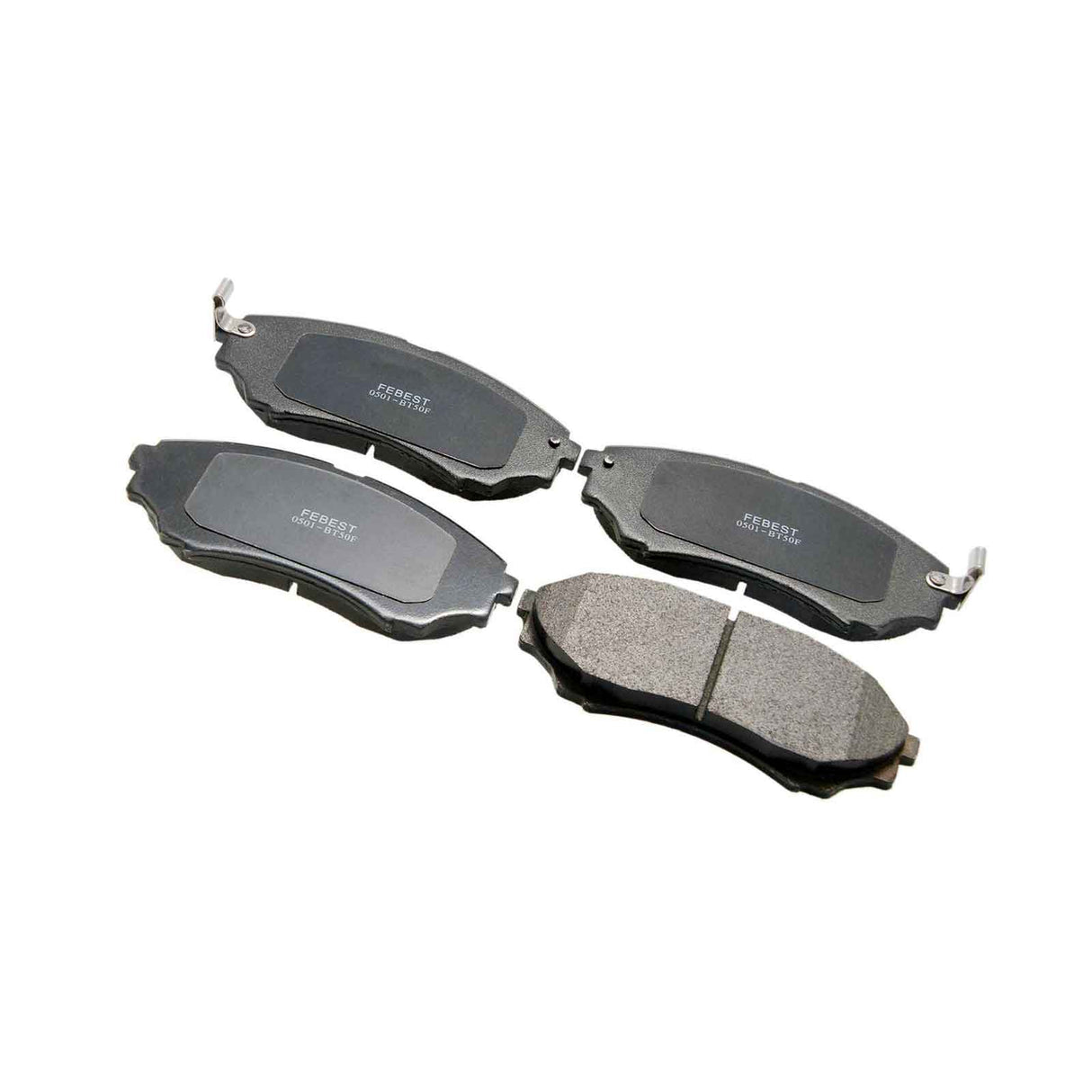 0501-BT50F - PAD KIT, DISC BRAKE, FRONT (WITH ANTI SQUEAL SHIM) Braking System, Brake Pads