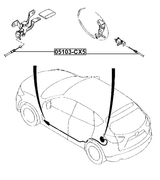 05103-CX5 - FUEL LID LOCK CONTROL CABLE
