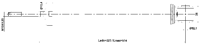 05110-005R - REAR SHOCK ABSORBER GAS.TWIN TUBE